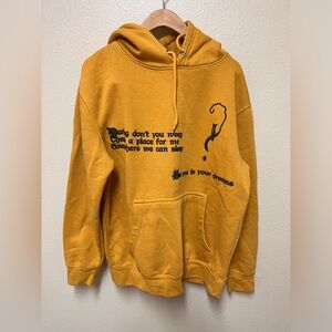 Halsey Dreams Darling Mustard Yellow hoodie